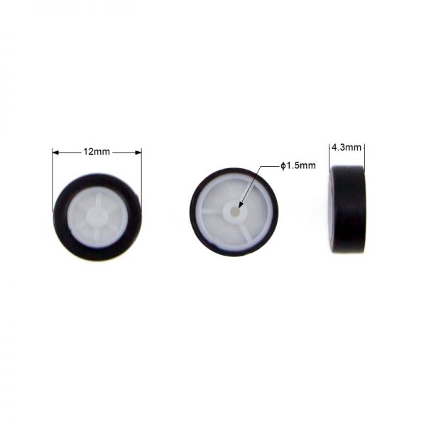 12mm toy Wheel